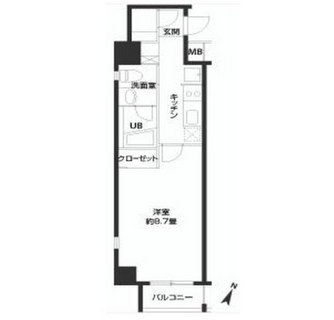 東京都千代田区神田神保町２丁目 賃貸マンション 1K