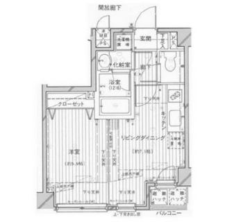 東京都千代田区飯田橋１丁目 賃貸マンション 1DK